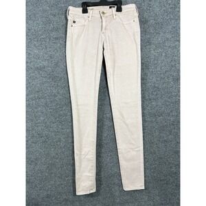 AG The Absolute Legging Extremely Skinny Lightweight Sateen Jeans Women 25R Pink
